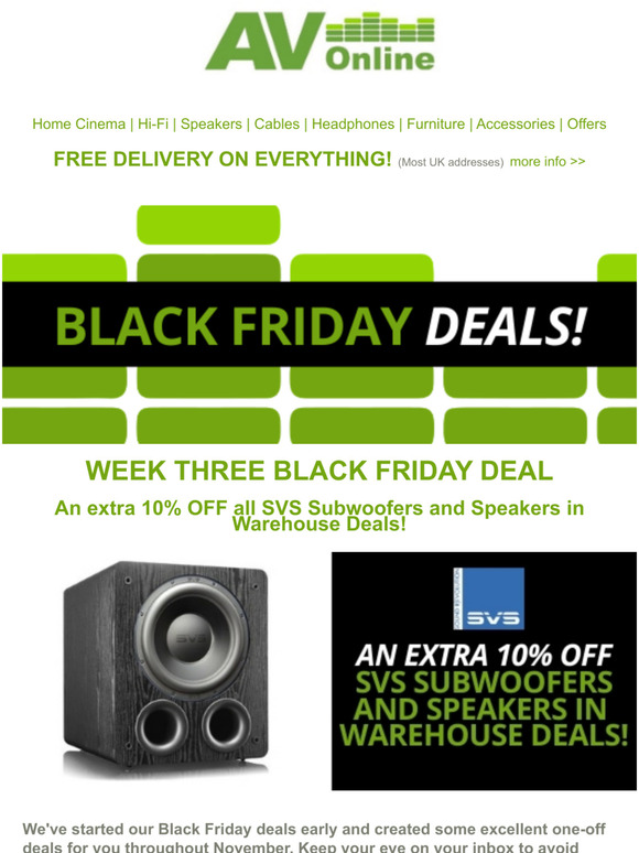 monitor audio black friday