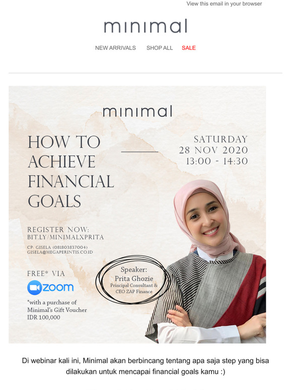 WEBINAR: How to Achieve Financial Goals with Prita Ghozie