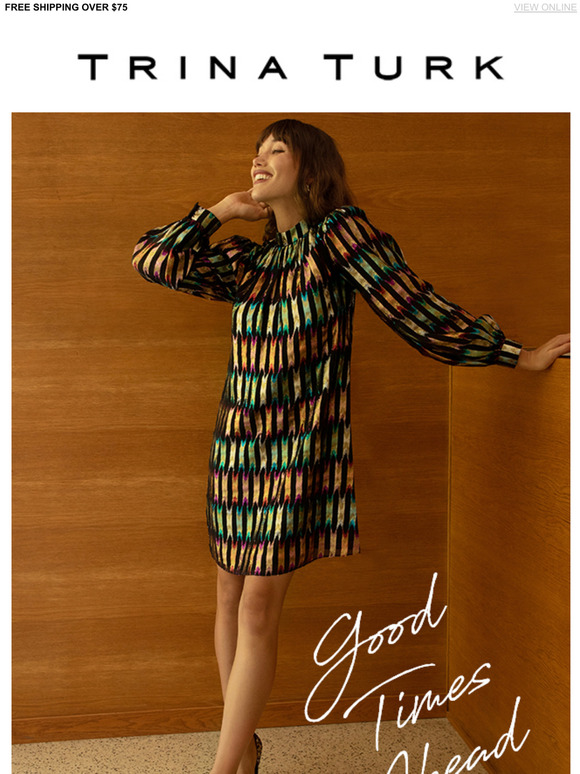 trina turk festive dress