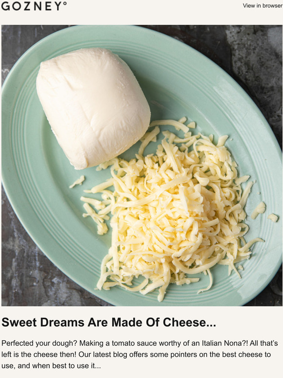 Gozney What Cheese Goes On Pizza? Milled