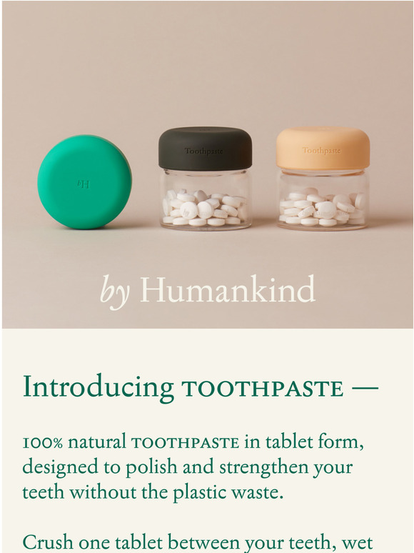 by humankind toothpaste