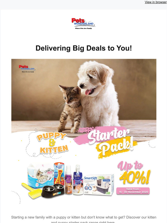 Discover latest promotion on Pets Wonderland Online today