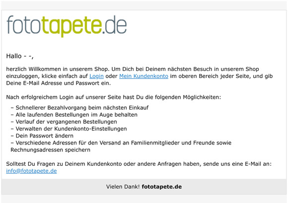 Willkommen, --