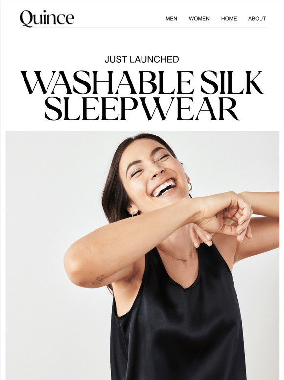 Quince Introducing Washable Silk Sleepwear Milled