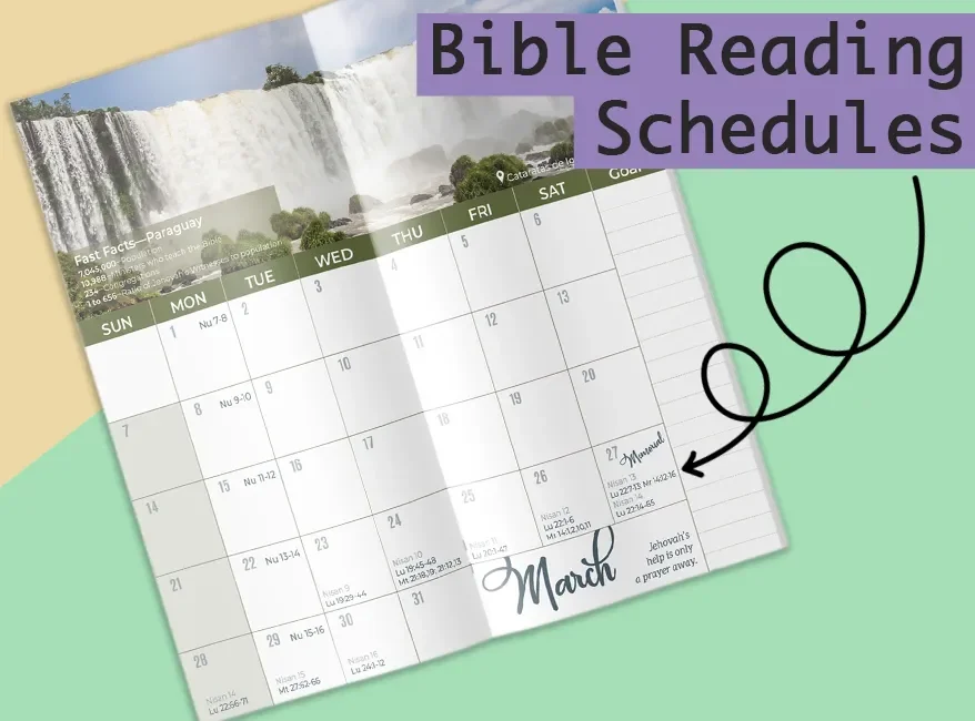 weekly and memorial Bible reading