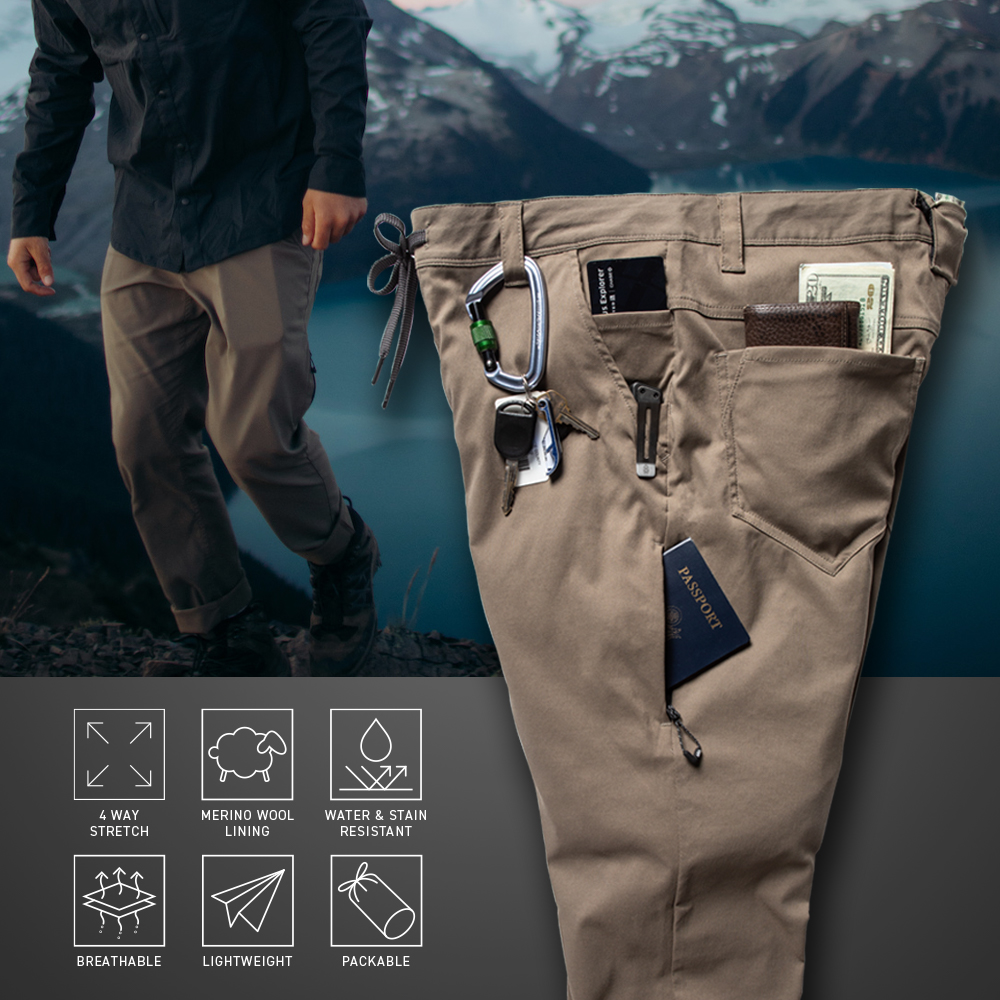 wool lined pants mens