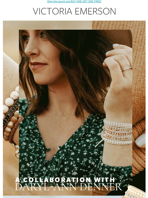 Victoria Emerson The Victoria Emerson x DarylAnn Denner Collection is here! Milled