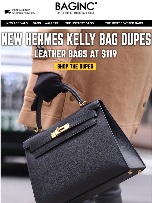 New Hermes Kelly Bag Dupes 