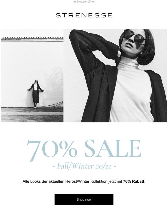 70% Sale Fall/Winter 2020