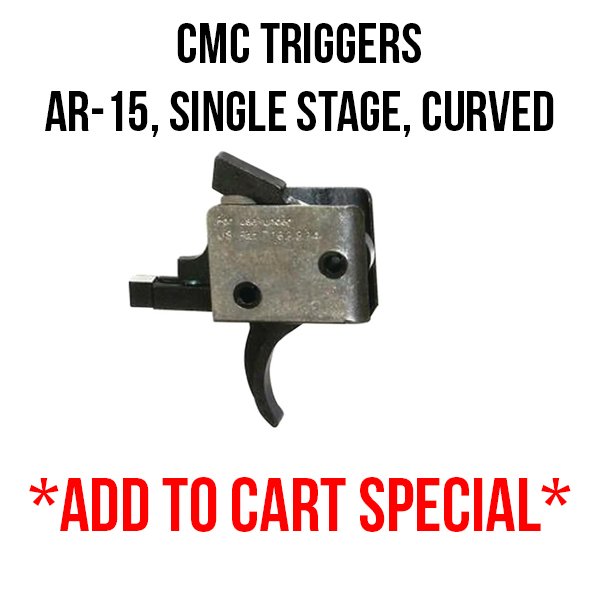 CMC Triggers AR-15 curved trigger available at Impact Guns!