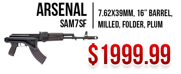 Arsenal SAM7SF available at Impact Guns!