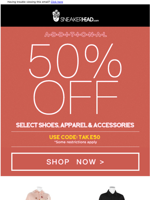 sneakerhead coupon 2020