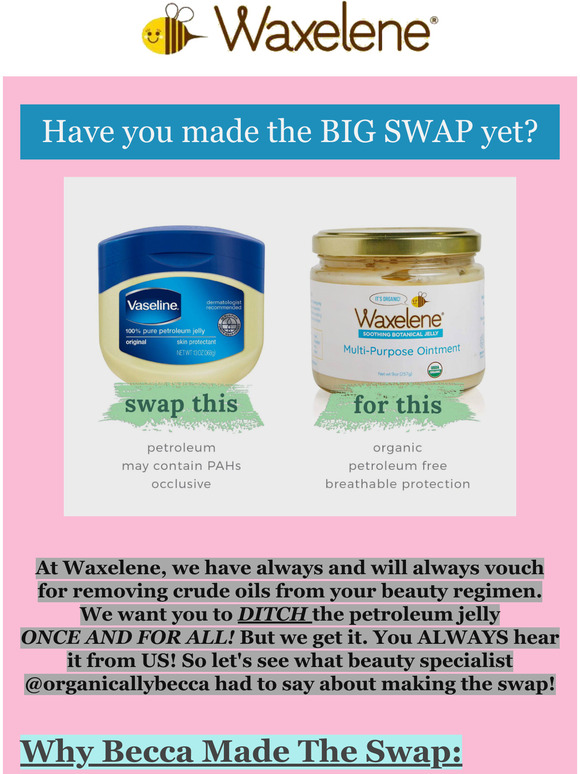 Should you replace your petroleum jelly with Waxelene? - Maybe I