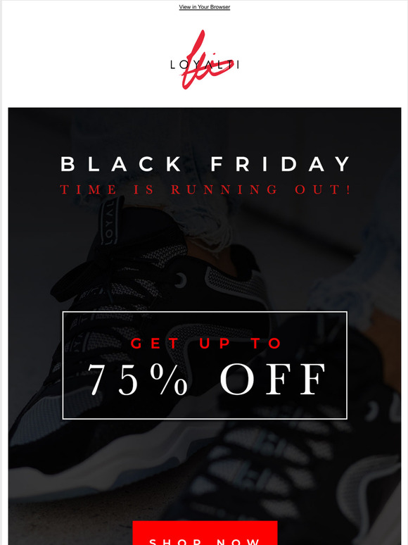 UP TO 75% OFF - Time is running out! 👀