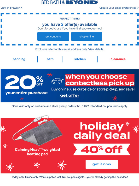 Bed Bath Beyond Email Newsletters Shop Sales Discounts And Coupon Codes Page 8