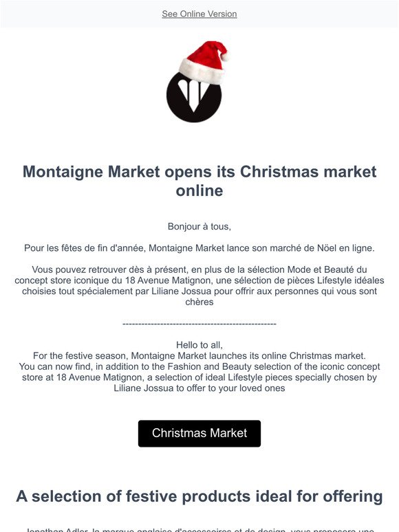 Montaigne Market - Montaigne Market is open today. 18 avenue