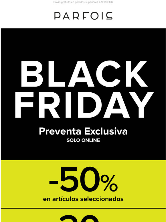 descuento parfois black friday