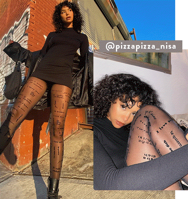 Calzedonia AT: Shop Wish Wording Tights 