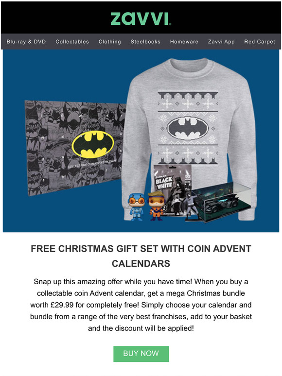 Download Zavvi Fr Christmas Gift Set Free With Advent Calendars Switch Offer Mega Collectable Multi Buy Milled