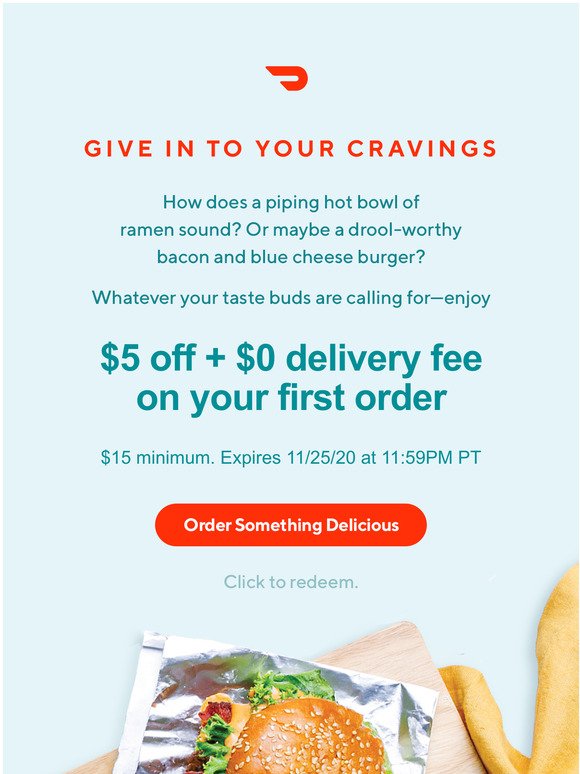 Indulge in $5 off your order
