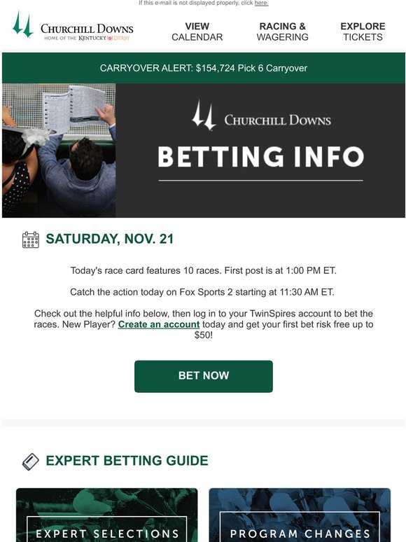 Betting Guide: Nov. 21