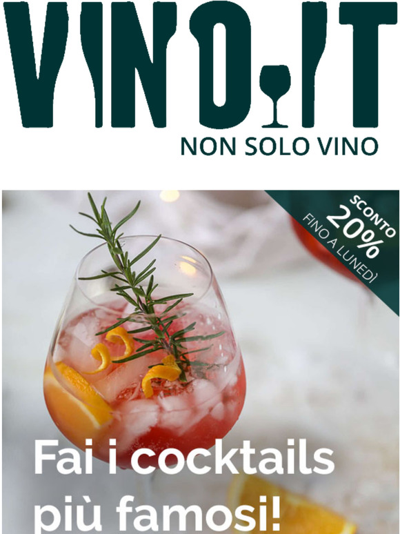 VOGLIA DI COCKTAIL? DIVENTA UN ESPERTO!