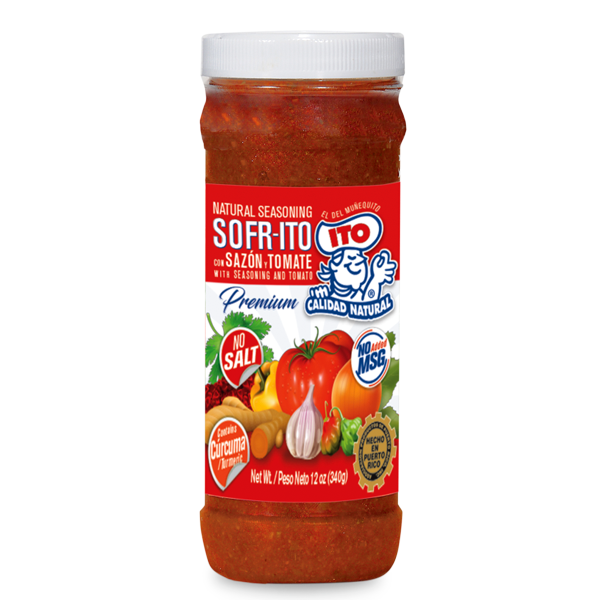 Brands of Puerto Rico Adoba tu pavo con Sofrito ITO®️ con sazón y
