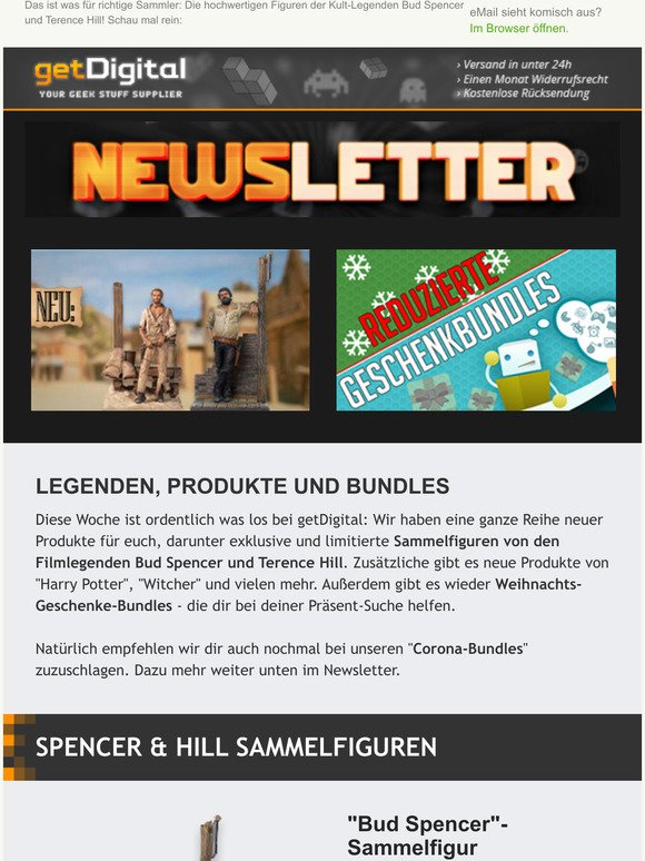 getdigital.de - Geschenke & Gadgets: Vier Fäuste für ein Halleluja! Bud  Spencer und Terence Hill-Figuren jetzt im Shop. 💪