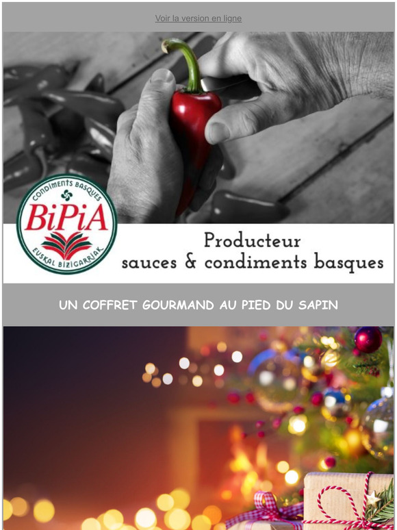 Un coffret gourmand au pied du sapin