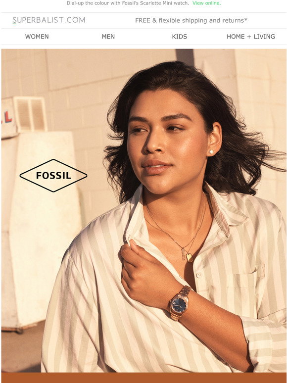colour to your wrist with FOSSIL 