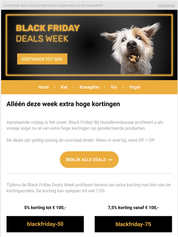⚫ De Black Friday Deals Week is nu van start