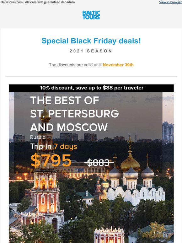-check out special Black Friday deals! Save up to 10% !