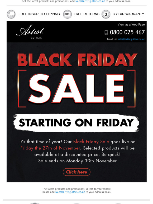 🚨 Artist Black Friday Sale is Coming!
