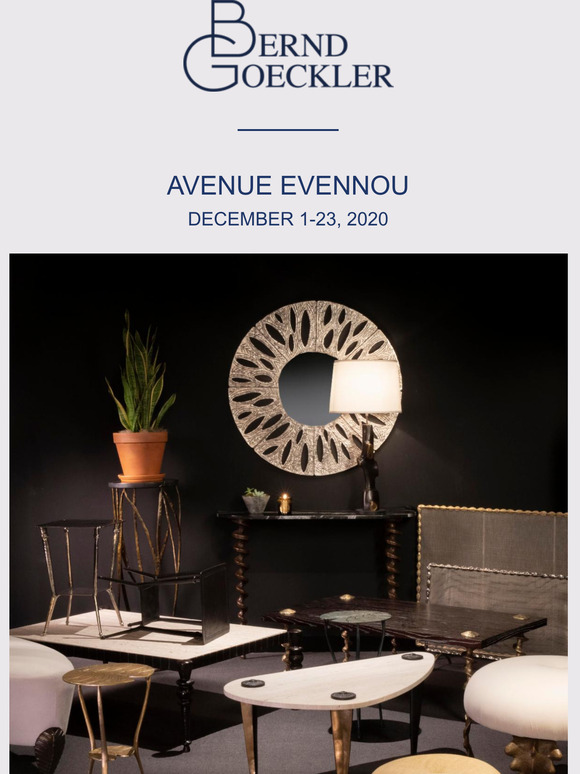 OPENING DECEMBER 1st  |  'AVENUE EVENNOU'