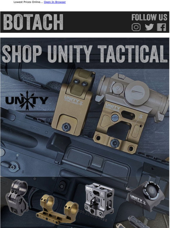 Botach Store Botach Tactical: Shop Unity Tactical - Shop Now! | Milled
