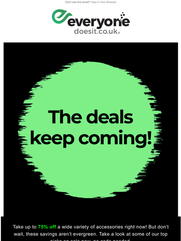 High-powered accessory savings are here!