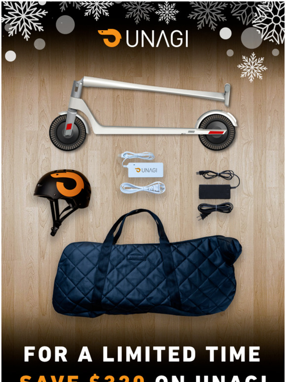 Unagi Scooters 🏷 320 off in Unagi’s BEST sale yet. Milled