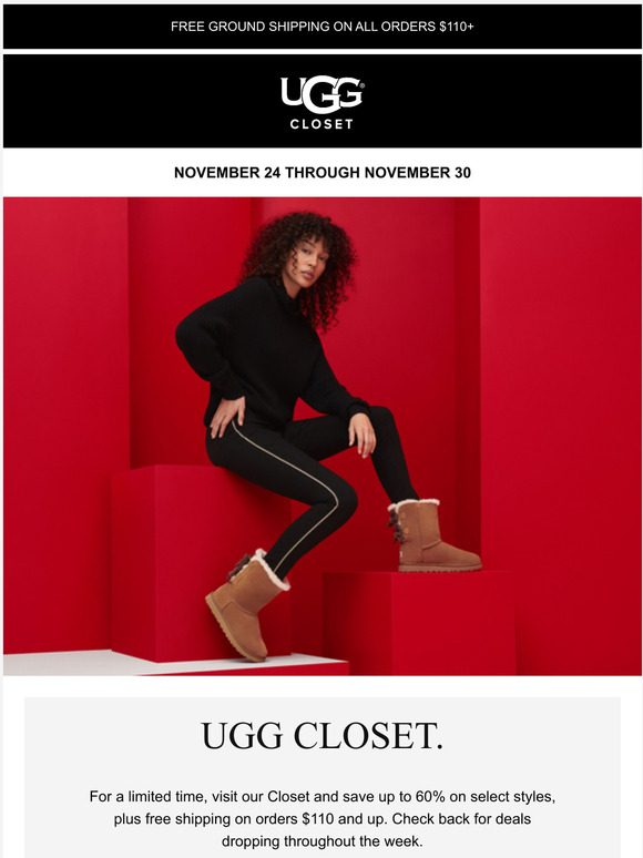 UGG Australia Closet is open Milled
