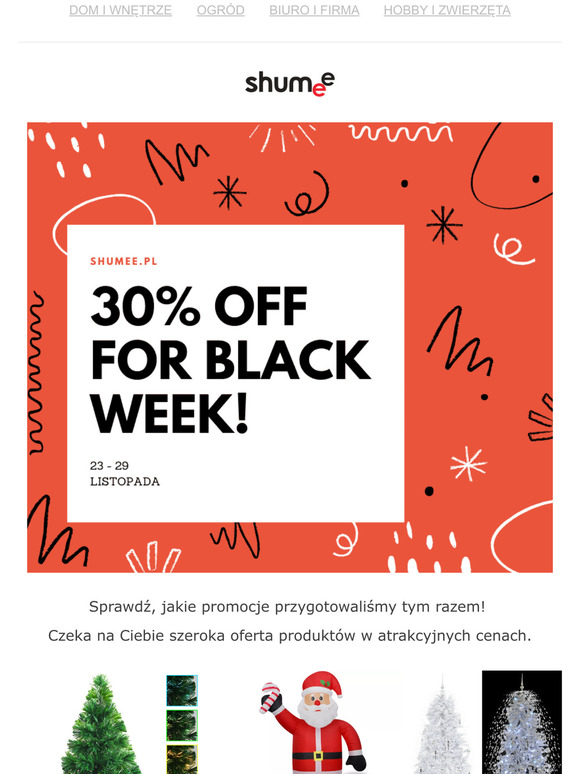 ⏰ Black Week 2020 - Promocje aż do -30%