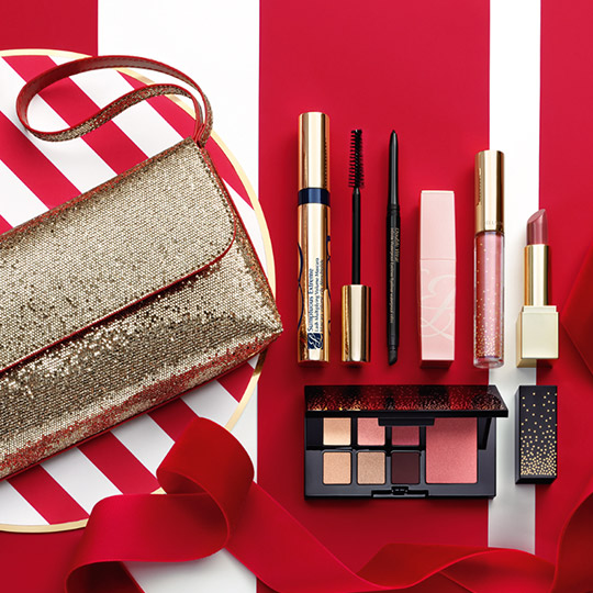 estee lauder party shimmer makeup gift set