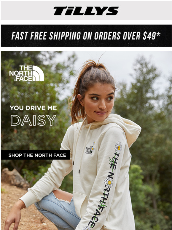 the north face daisy hoodie