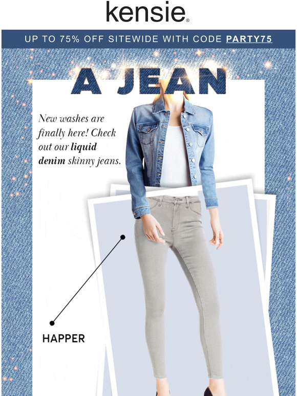 kensie liquid denim