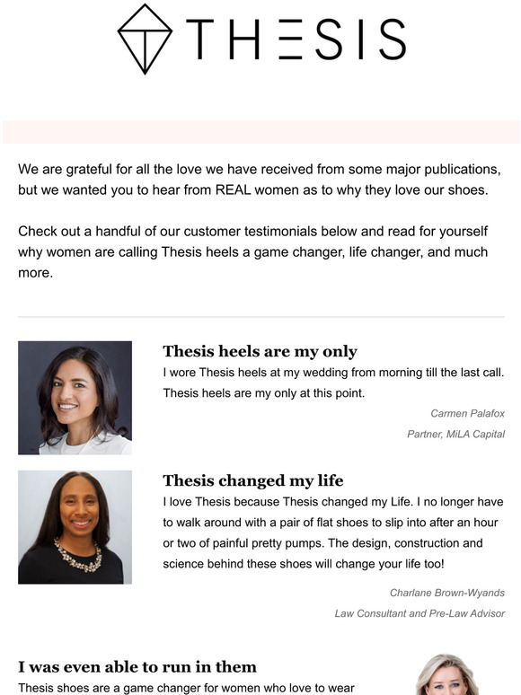 Hear straight from our customers why they love Thesis