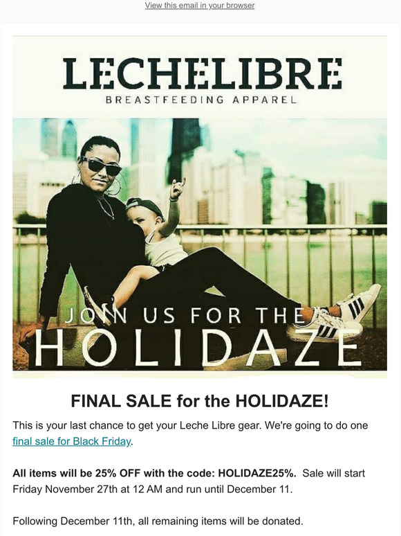 Final Leche Libre Sale: Store will close Dec. 11
