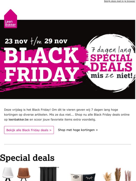Black Friday Deals ⏰