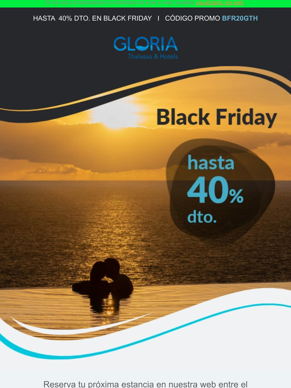 ¡El Black Friday llega a Canarias!✔️ 😍 Hasta 40% dto. en tus reservas