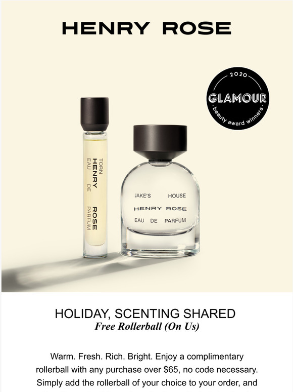 henry rose perfume discount code