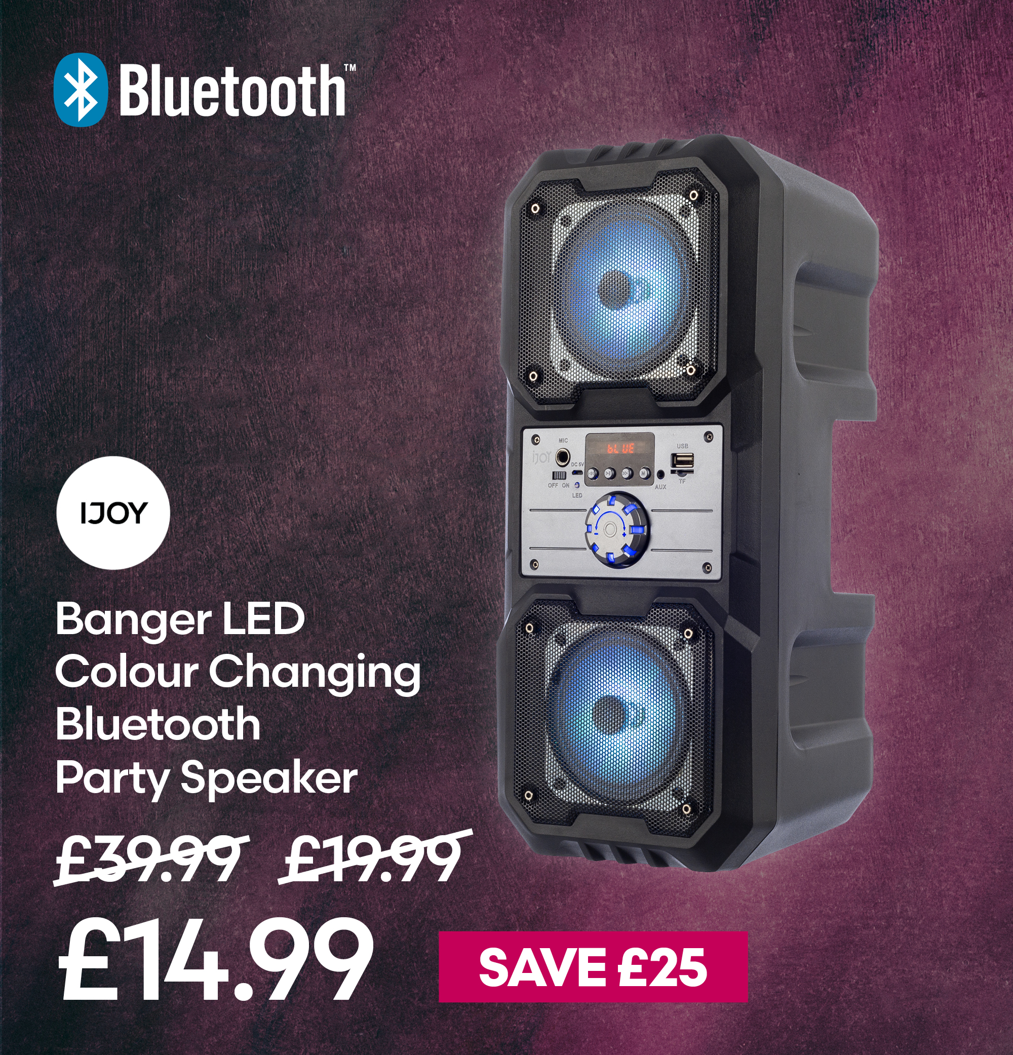 ijoy banger party speaker