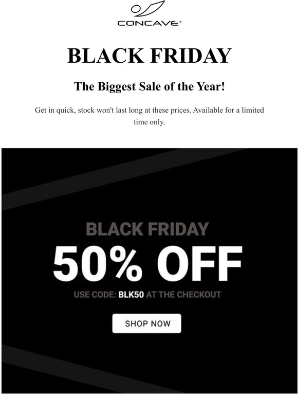 Black Friday - The Biggest Sale of the Year