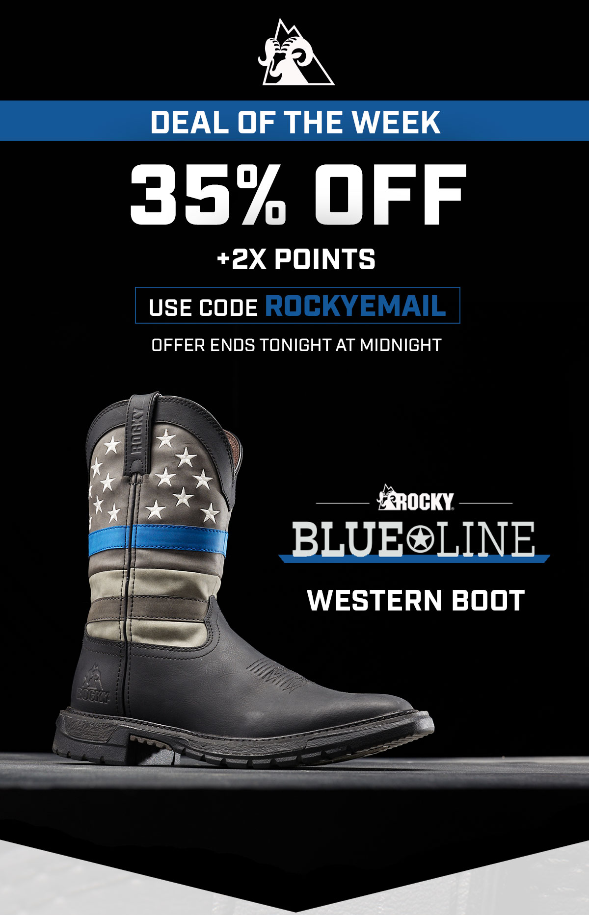 rocky blue line boots